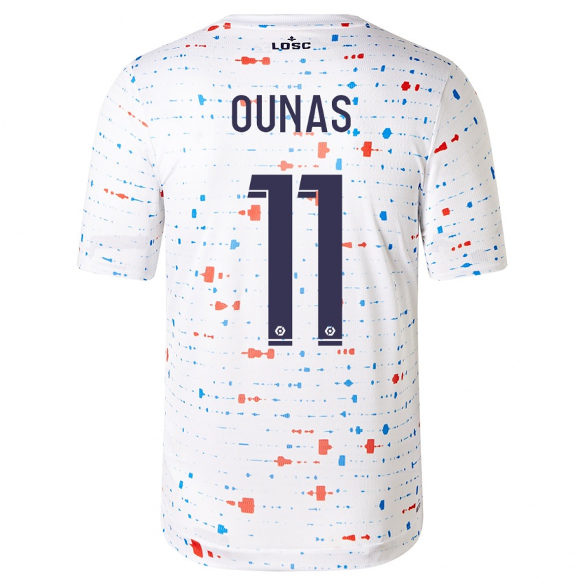 Niño Camiseta Adam Ounas #11 Blanco 2ª Equipación 2023/24 La Camisa México