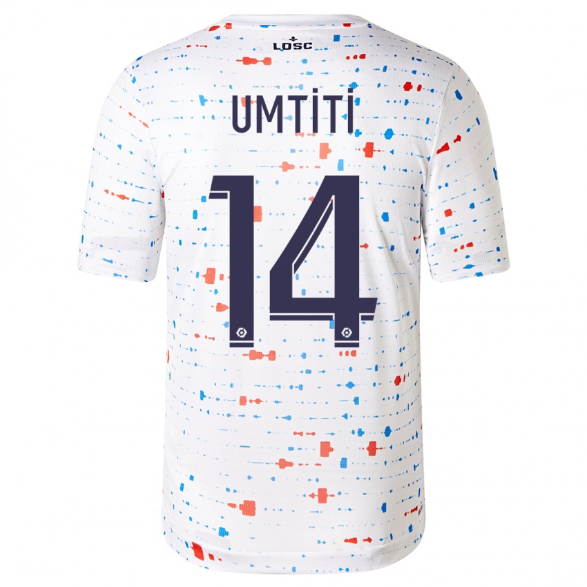 Niño Camiseta Samuel Umtiti #14 Blanco 2ª Equipación 2023/24 La Camisa México
