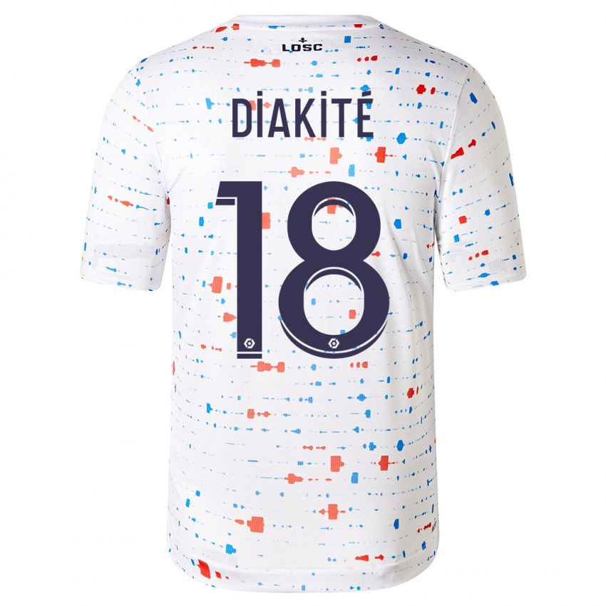 Niño Camiseta Bafodé Diakité #18 Blanco 2ª Equipación 2023/24 La Camisa México