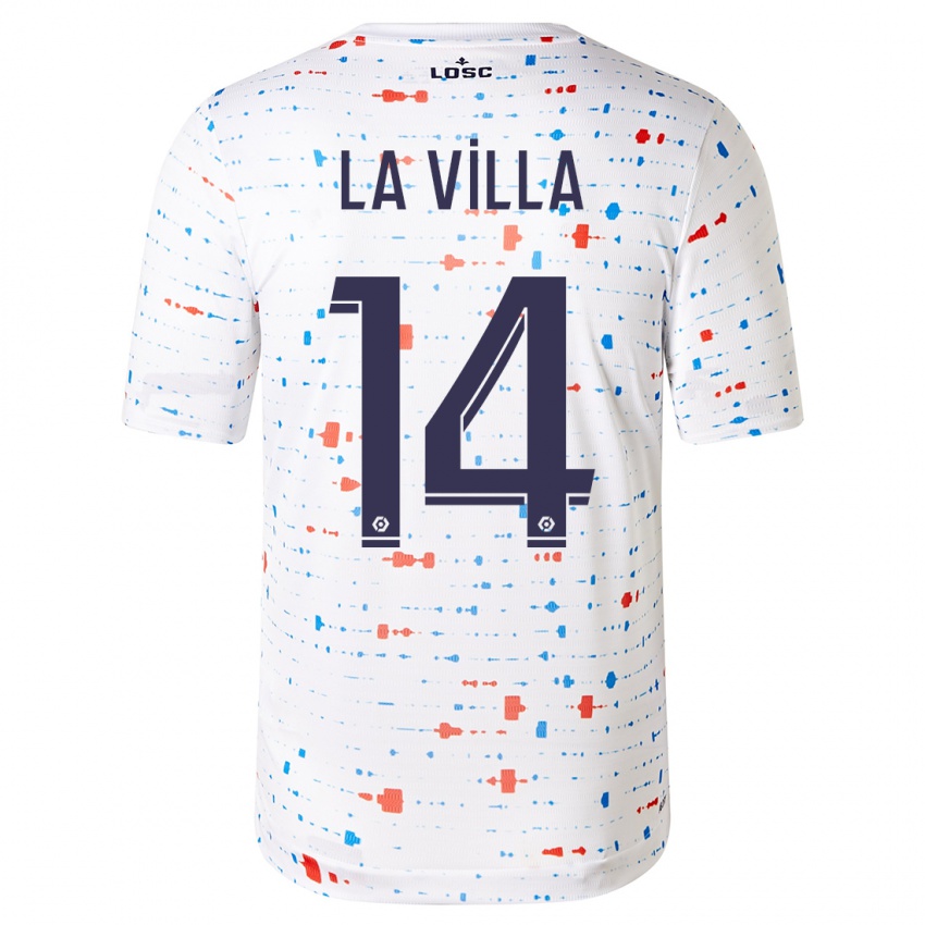 Niño Camiseta Caroline La Villa #14 Blanco 2ª Equipación 2023/24 La Camisa México