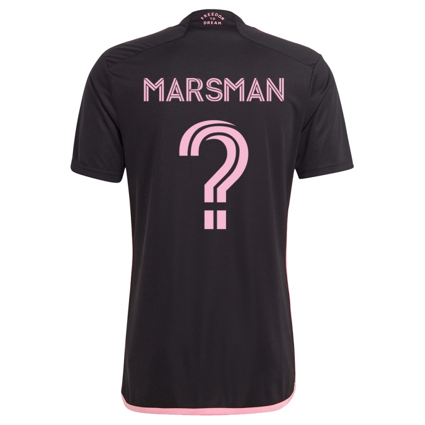 Niño Camiseta Nick Marsman #0 Negro 2ª Equipación 2023/24 La Camisa México