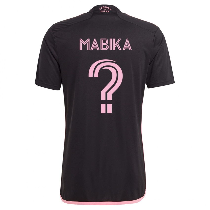 Niño Camiseta Aimé Mabika #0 Negro 2ª Equipación 2023/24 La Camisa México