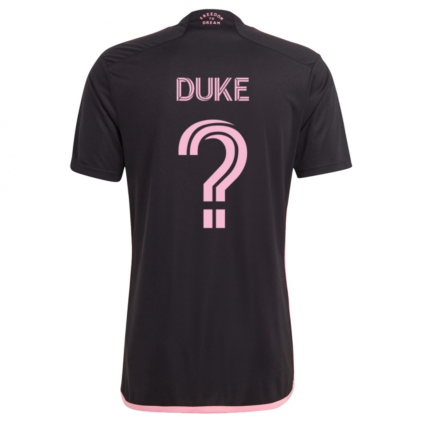 Niño Camiseta Bryce Duke #0 Negro 2ª Equipación 2023/24 La Camisa México