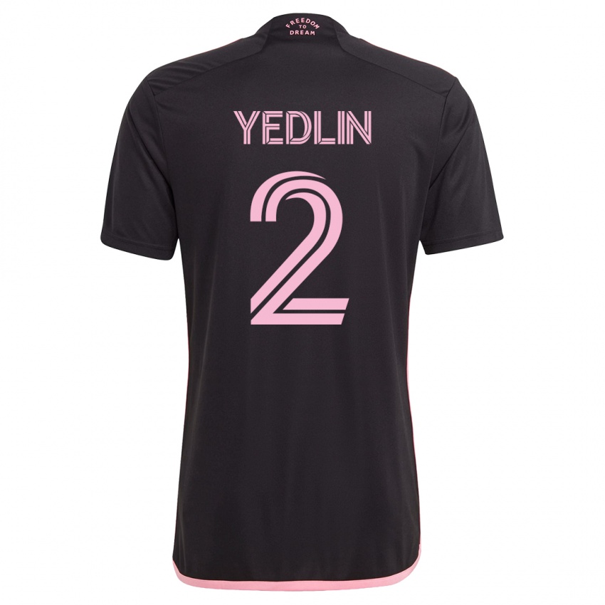 Niño Camiseta Deandre Yedlin #2 Negro 2ª Equipación 2023/24 La Camisa México
