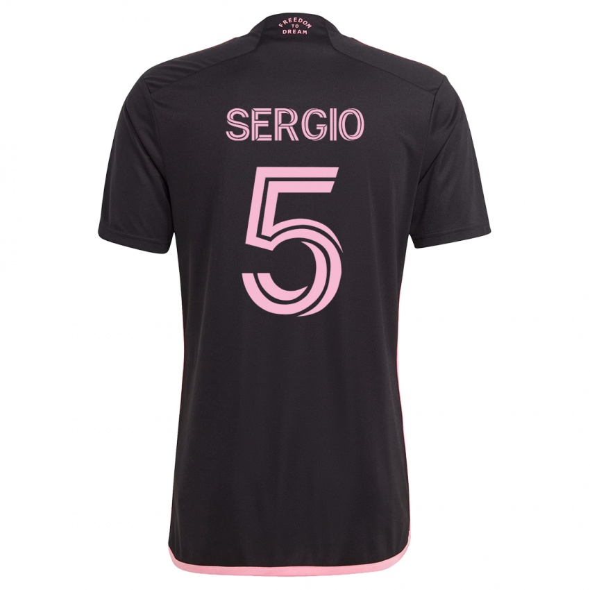 Niño Camiseta Sergio Busquets #5 Negro 2ª Equipación 2023/24 La Camisa México