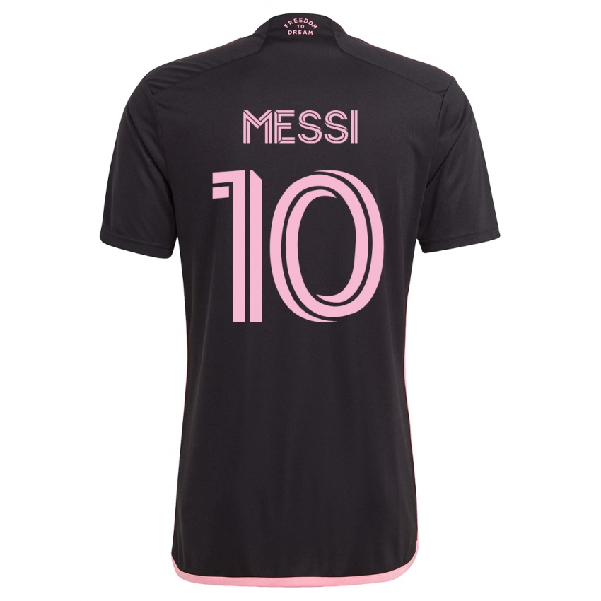 Niño Camiseta Lionel Messi #10 Negro 2ª Equipación 2023/24 La Camisa México