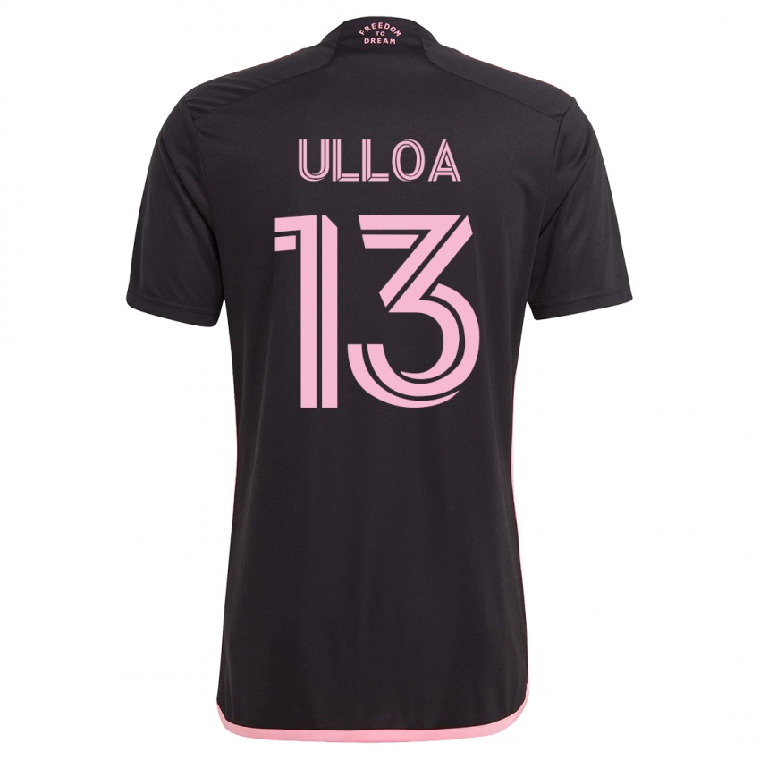 Niño Camiseta Víctor Ulloa #13 Negro 2ª Equipación 2023/24 La Camisa México