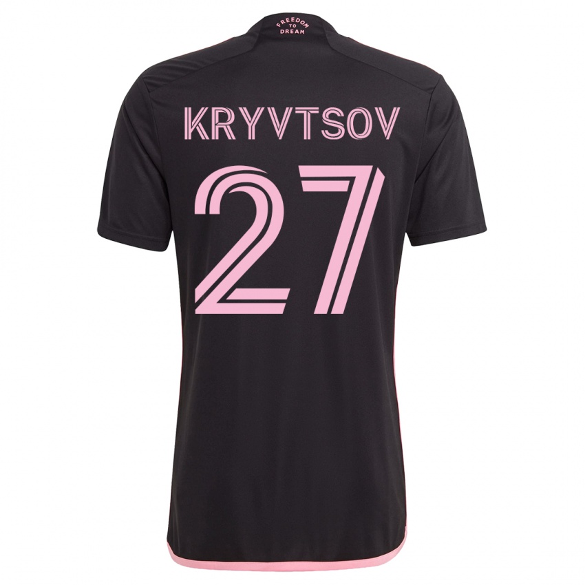 Niño Camiseta Sergiy Kryvtsov #27 Negro 2ª Equipación 2023/24 La Camisa México