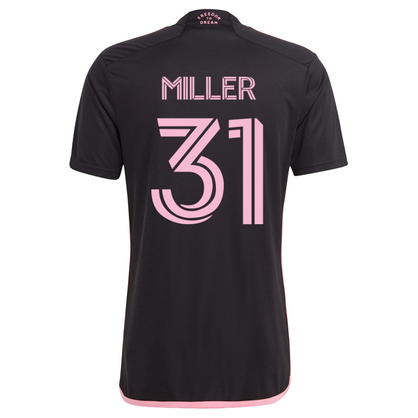 Niño Camiseta Kamal Miller #31 Negro 2ª Equipación 2023/24 La Camisa México