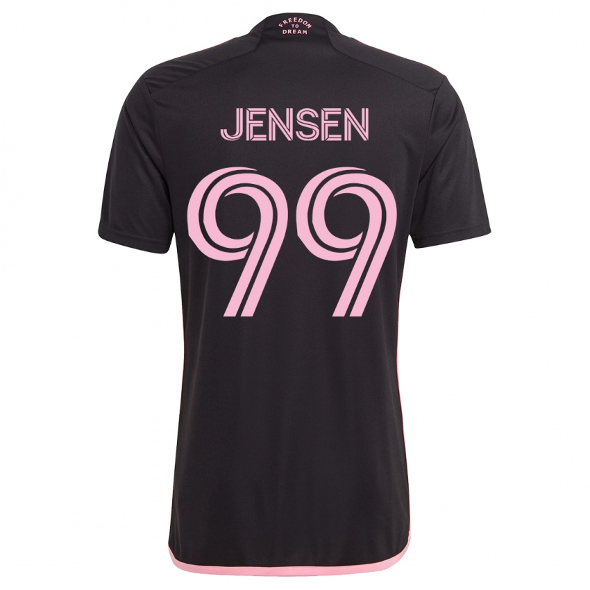 Niño Camiseta Cole Jensen #99 Negro 2ª Equipación 2023/24 La Camisa México