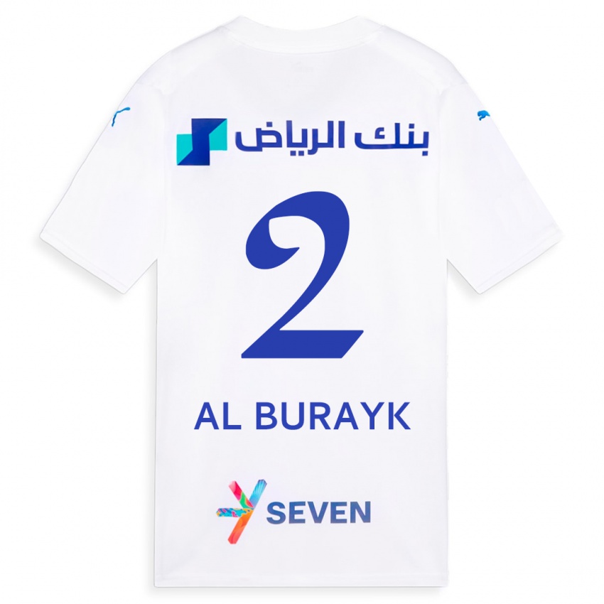 Niño Camiseta Mohammed Al-Burayk #2 Blanco 2ª Equipación 2023/24 La Camisa México