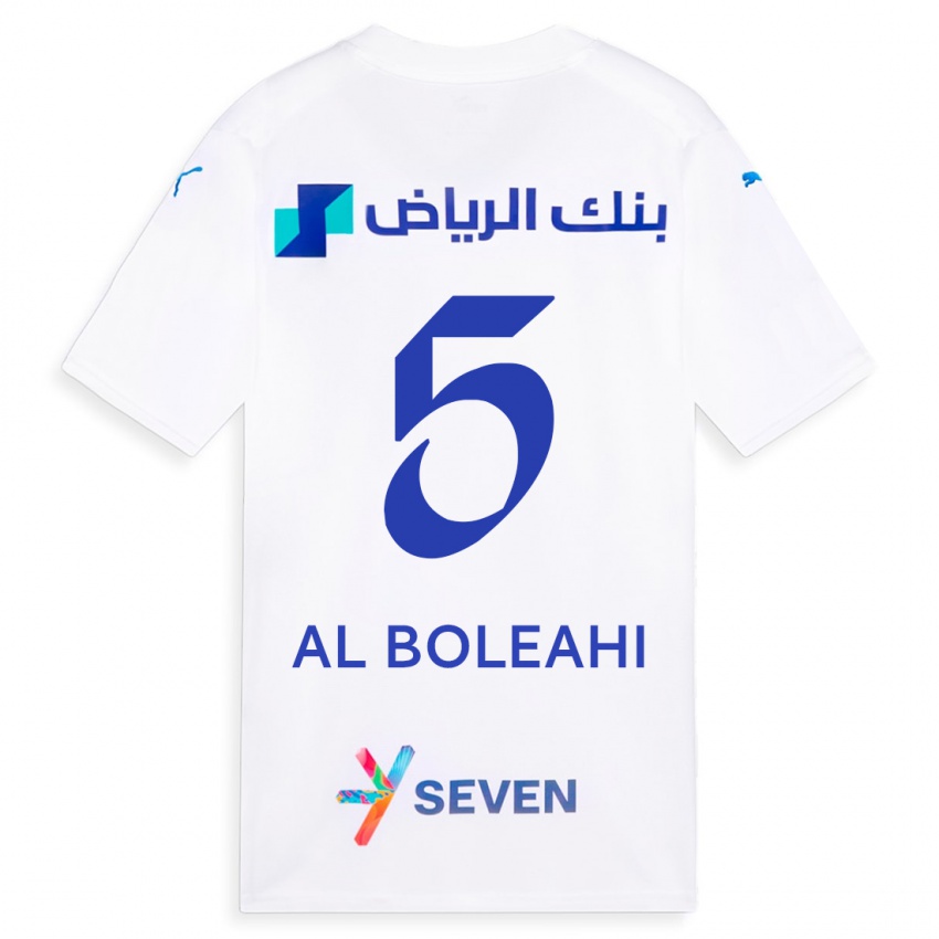 Niño Camiseta Ali Al-Boleahi #5 Blanco 2ª Equipación 2023/24 La Camisa México