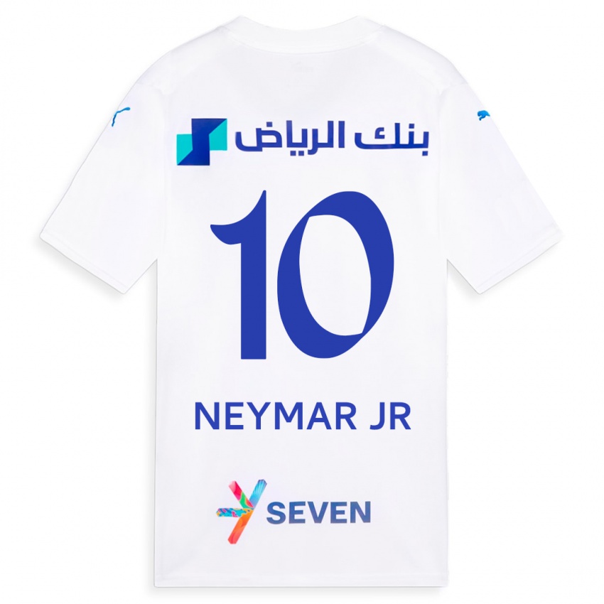Niño Camiseta Neymar #10 Blanco 2ª Equipación 2023/24 La Camisa México