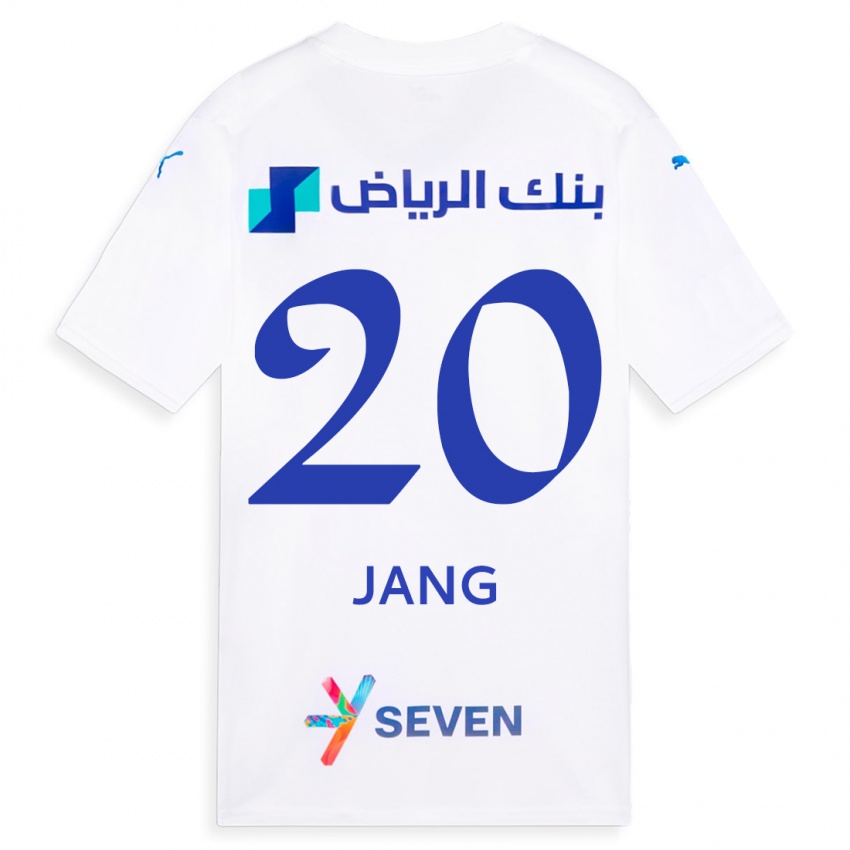Niño Camiseta Hyun-Soo Jang #20 Blanco 2ª Equipación 2023/24 La Camisa México