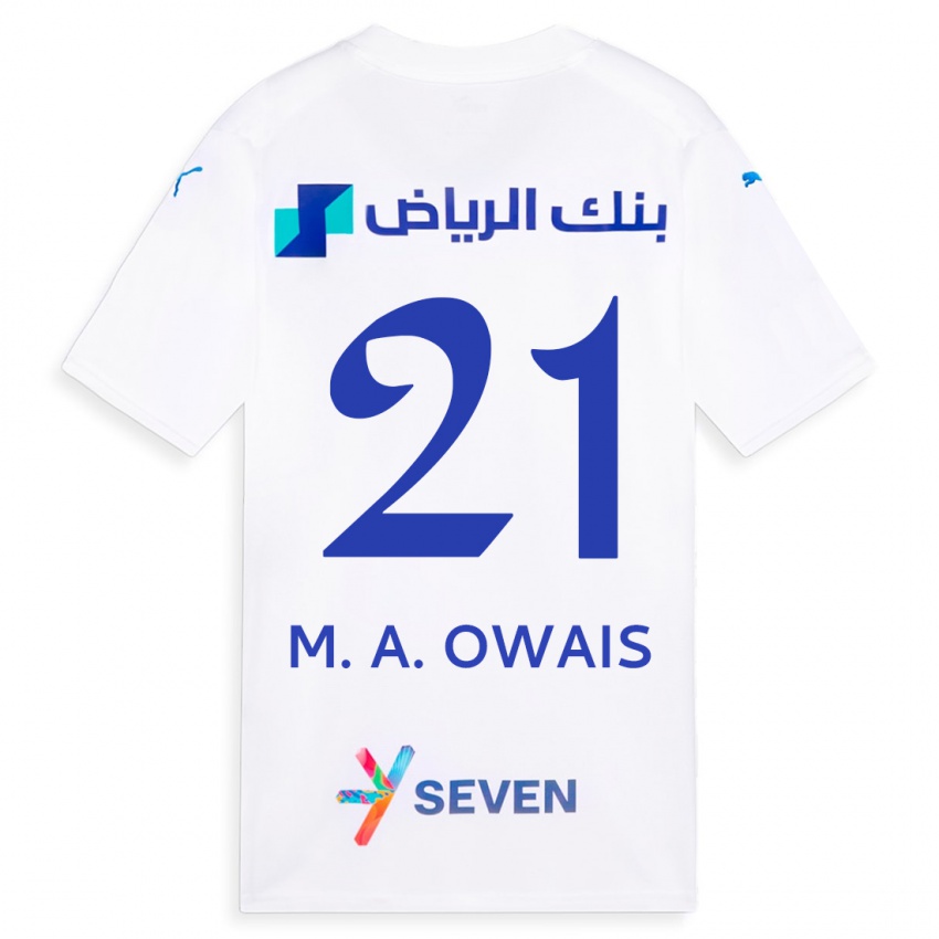 Niño Camiseta Mohammed Al-Owais #21 Blanco 2ª Equipación 2023/24 La Camisa México