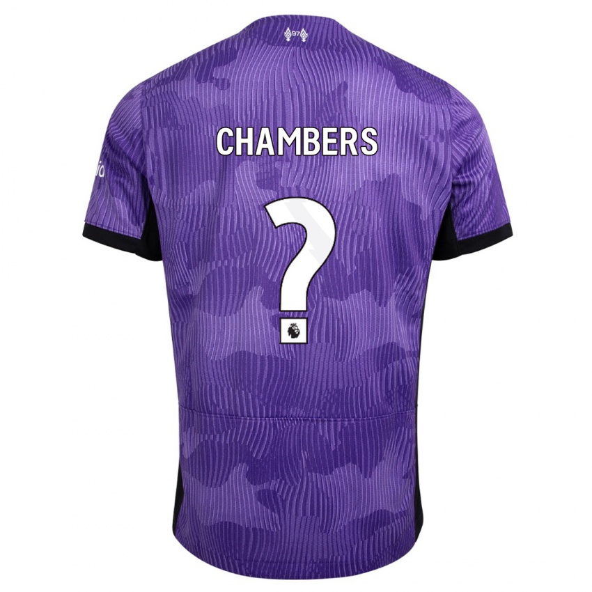 Niño Camiseta Luke Chambers #0 Púrpura Equipación Tercera 2023/24 La Camisa México