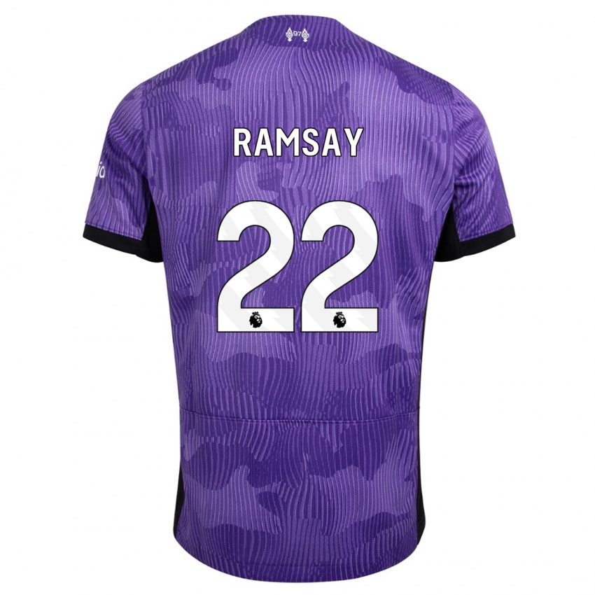 Niño Camiseta Calvin Ramsay #22 Púrpura Equipación Tercera 2023/24 La Camisa México