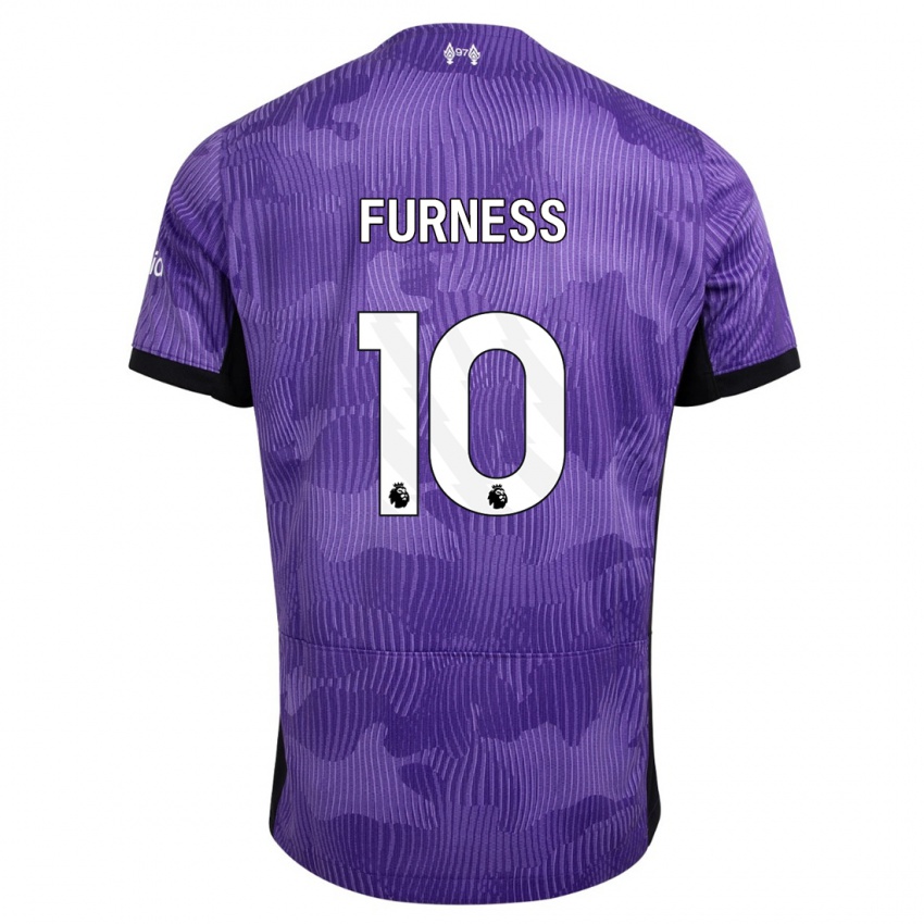 Niño Camiseta Rachel Furness #10 Púrpura Equipación Tercera 2023/24 La Camisa México