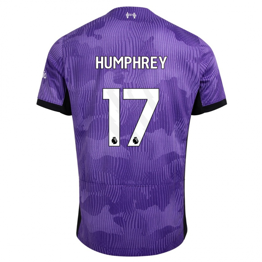 Niño Camiseta Carla Humphrey #17 Púrpura Equipación Tercera 2023/24 La Camisa México