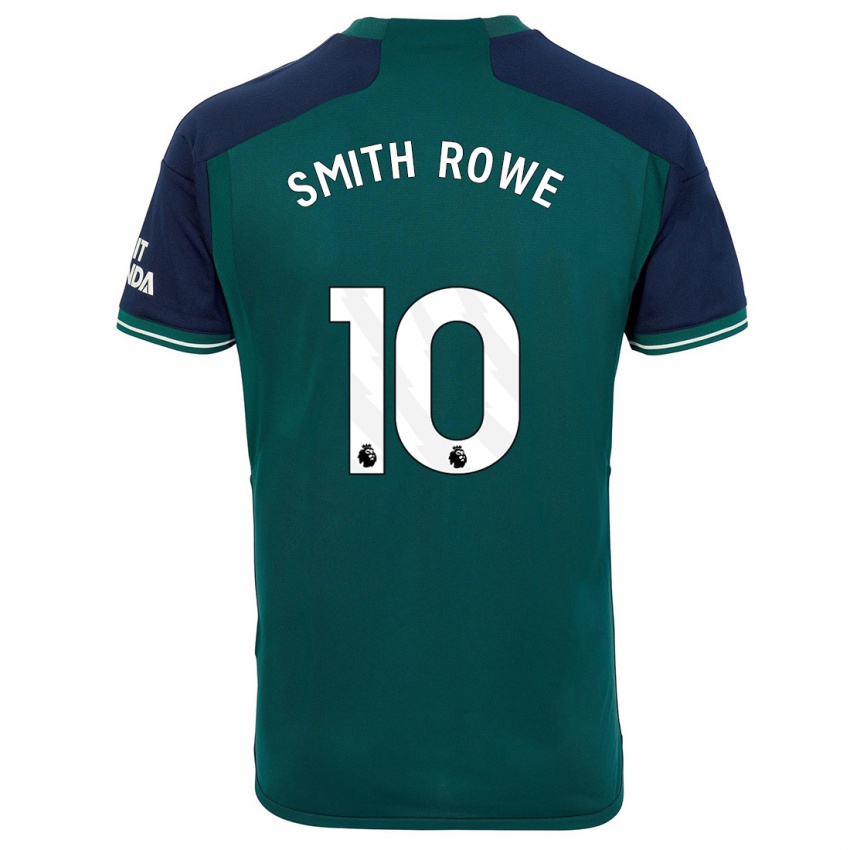 Niño Camiseta Emile Smith Rowe #10 Verde Equipación Tercera 2023/24 La Camisa México