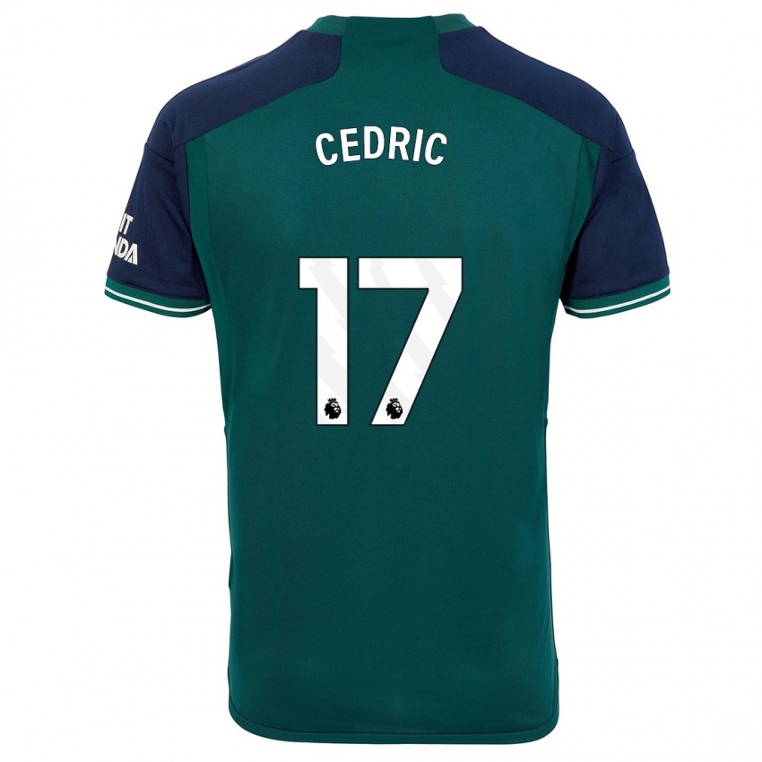 Niño Camiseta Cedric Soares #17 Verde Equipación Tercera 2023/24 La Camisa México