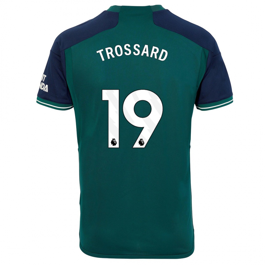 Niño Camiseta Leandro Trossard #19 Verde Equipación Tercera 2023/24 La Camisa México