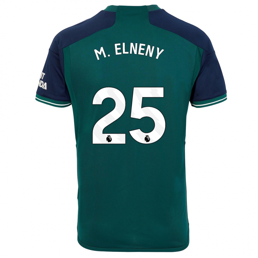 Niño Camiseta Mohamed Elneny #25 Verde Equipación Tercera 2023/24 La Camisa México