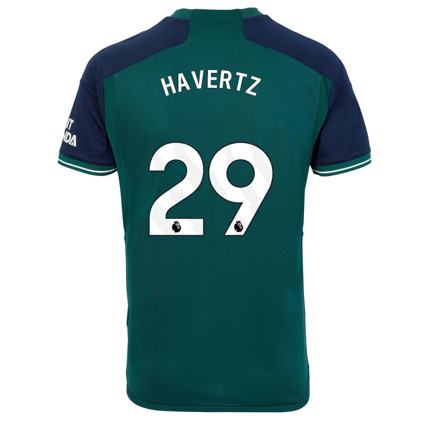 Niño Camiseta Kai Havertz #29 Verde Equipación Tercera 2023/24 La Camisa México