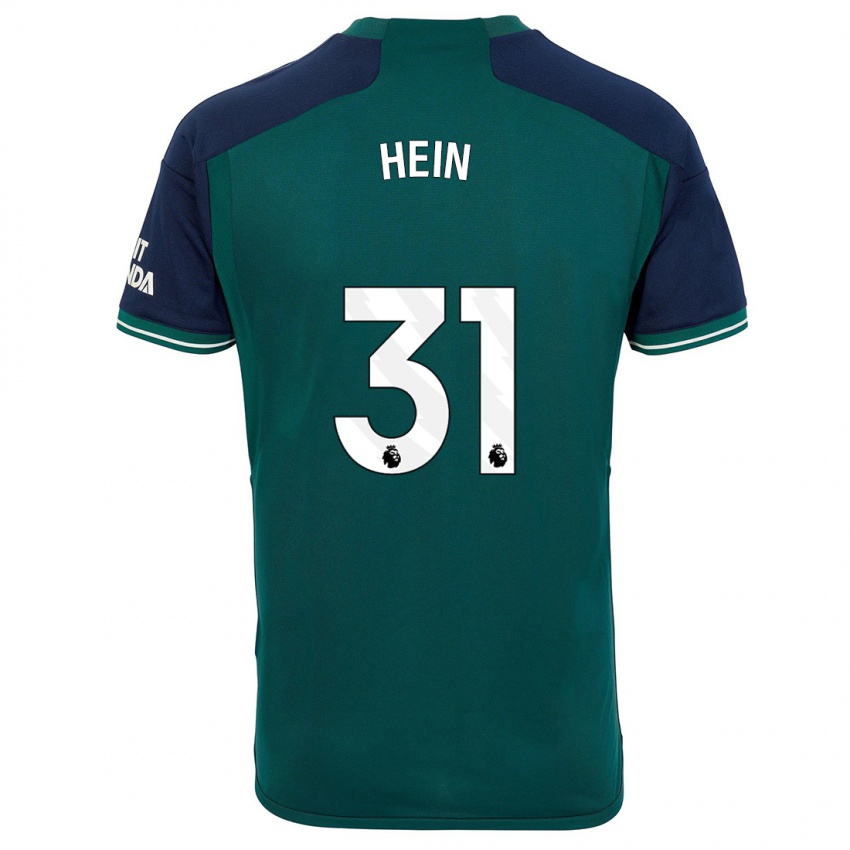 Niño Camiseta Karl Hein #31 Verde Equipación Tercera 2023/24 La Camisa México