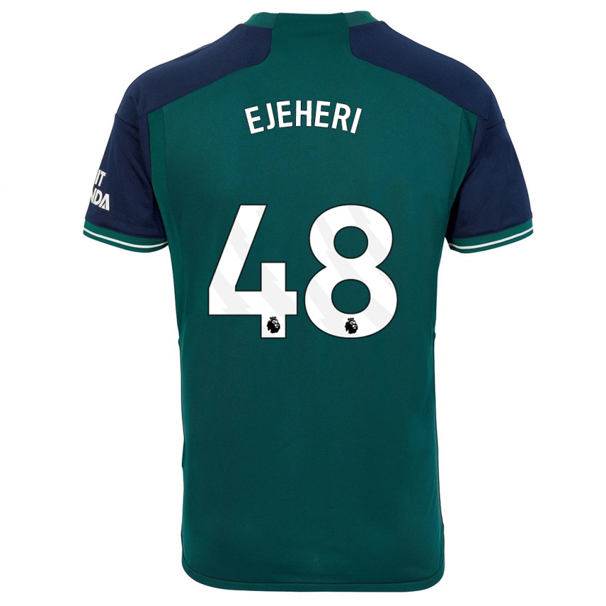 Niño Camiseta Ovie Ejeheri #48 Verde Equipación Tercera 2023/24 La Camisa México