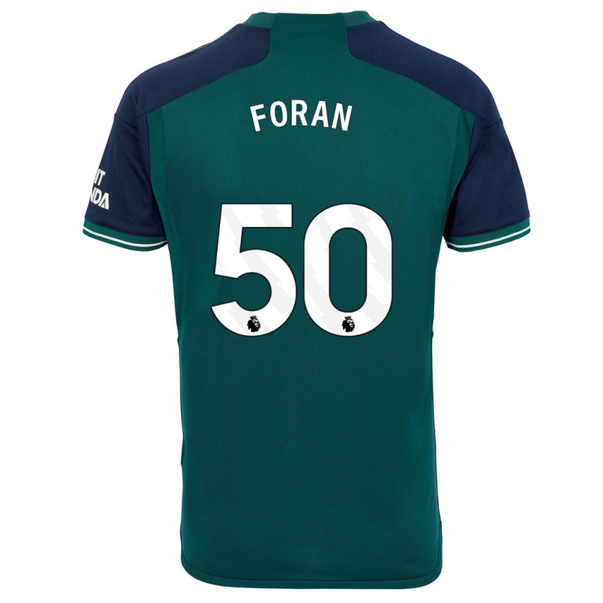 Niño Camiseta Taylor Foran #50 Verde Equipación Tercera 2023/24 La Camisa México