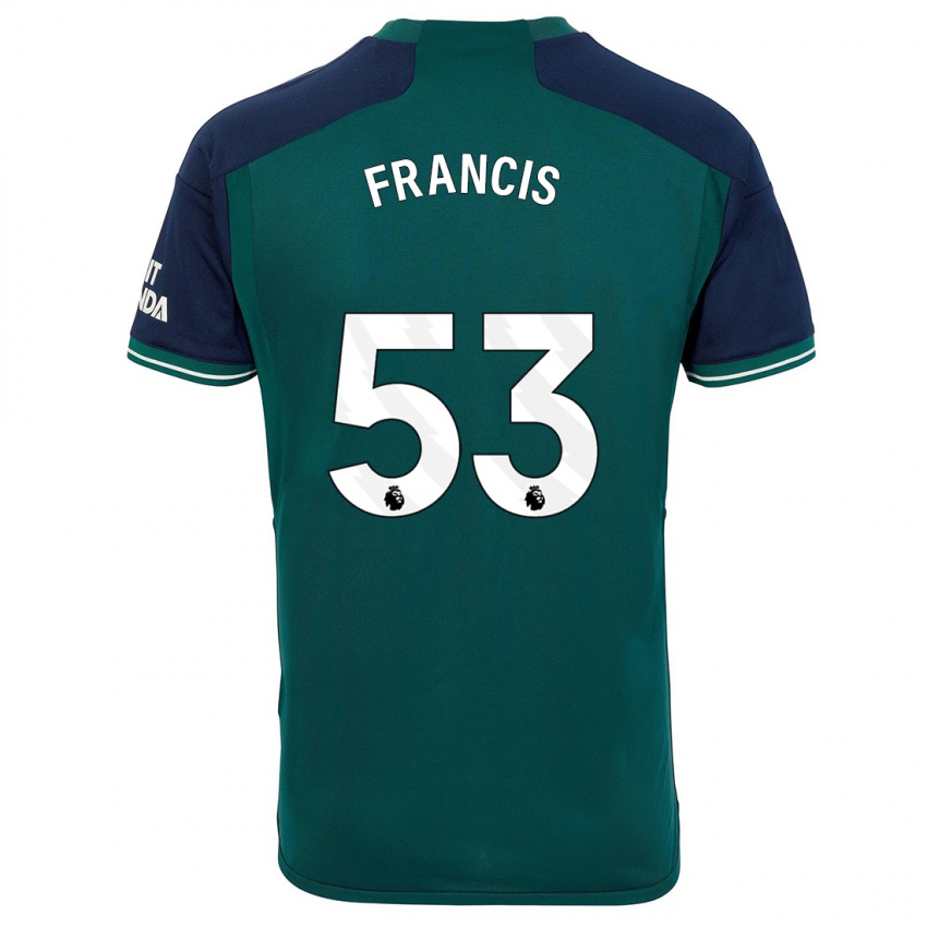 Niño Camiseta Jack Henry Francis #53 Verde Equipación Tercera 2023/24 La Camisa México