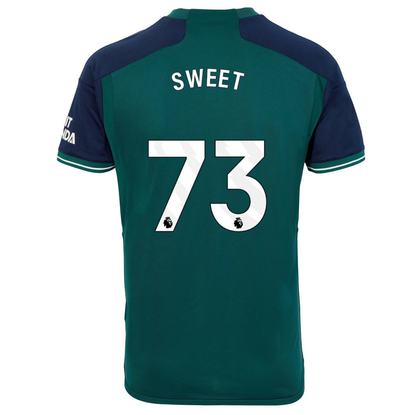 Niño Camiseta James Sweet #73 Verde Equipación Tercera 2023/24 La Camisa México