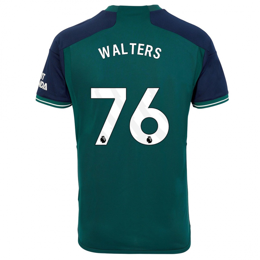 Niño Camiseta Reuell Walters #76 Verde Equipación Tercera 2023/24 La Camisa México