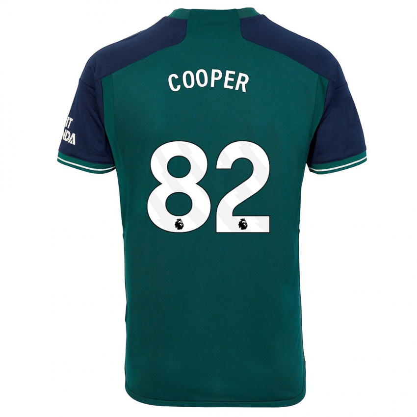 Niño Camiseta Noah Cooper #82 Verde Equipación Tercera 2023/24 La Camisa México