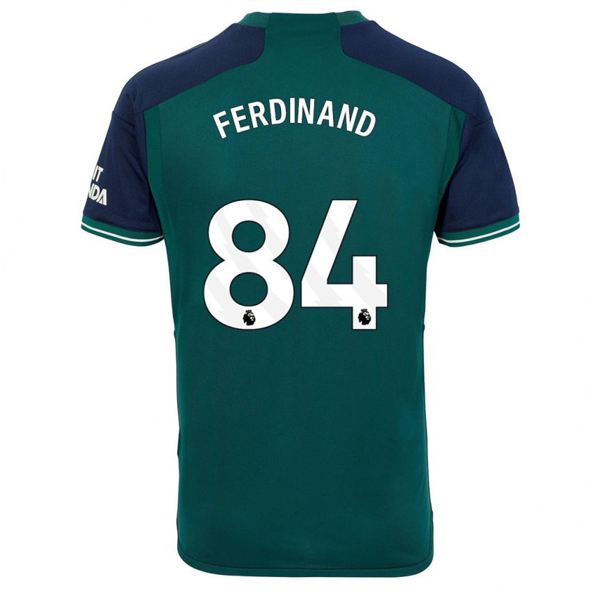 Niño Camiseta Seb Ferdinand #84 Verde Equipación Tercera 2023/24 La Camisa México