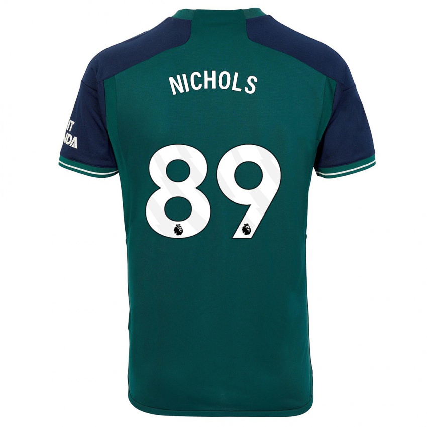 Niño Camiseta Josh Nichols #89 Verde Equipación Tercera 2023/24 La Camisa México