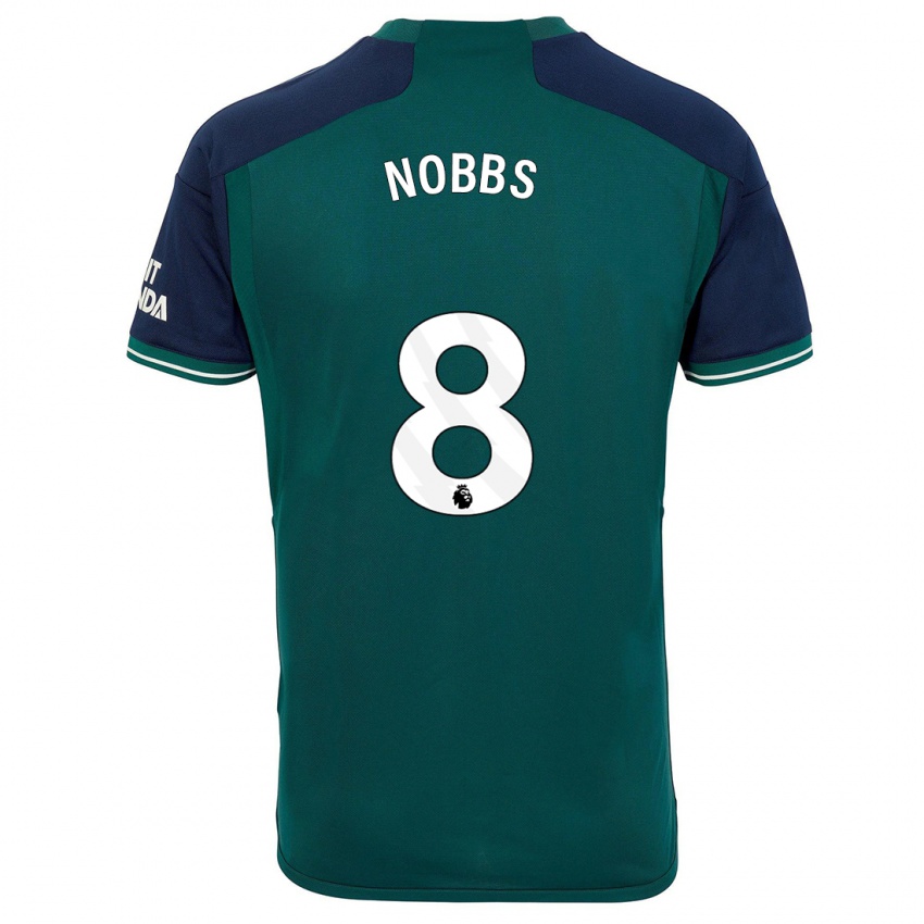 Niño Camiseta Nobbs #8 Verde Equipación Tercera 2023/24 La Camisa México