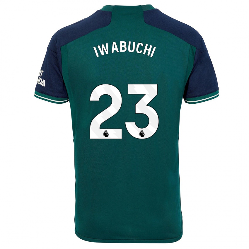 Niño Camiseta Mana Iwabuchi #23 Verde Equipación Tercera 2023/24 La Camisa México