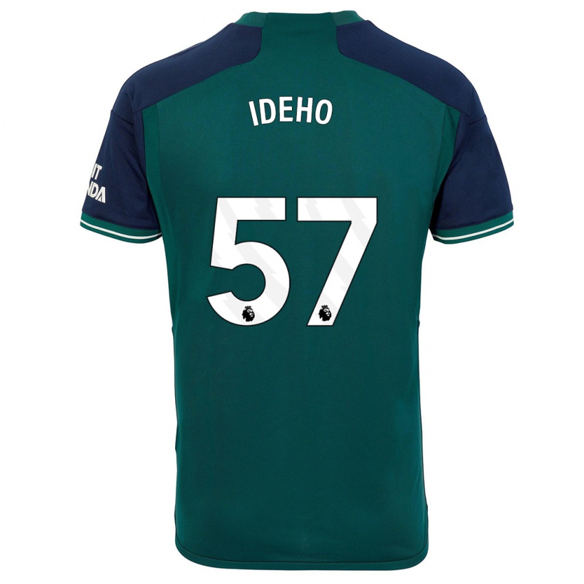 Niño Camiseta Joel Ideho #57 Verde Equipación Tercera 2023/24 La Camisa México