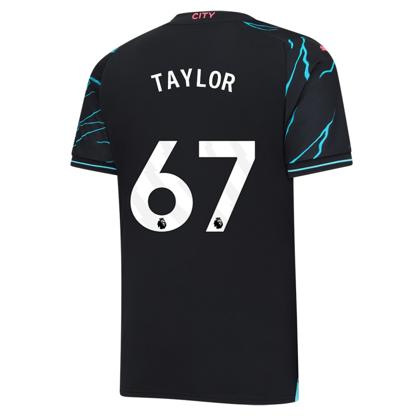 Niño Camiseta Kane Taylor #67 Azul Oscuro Equipación Tercera 2023/24 La Camisa México