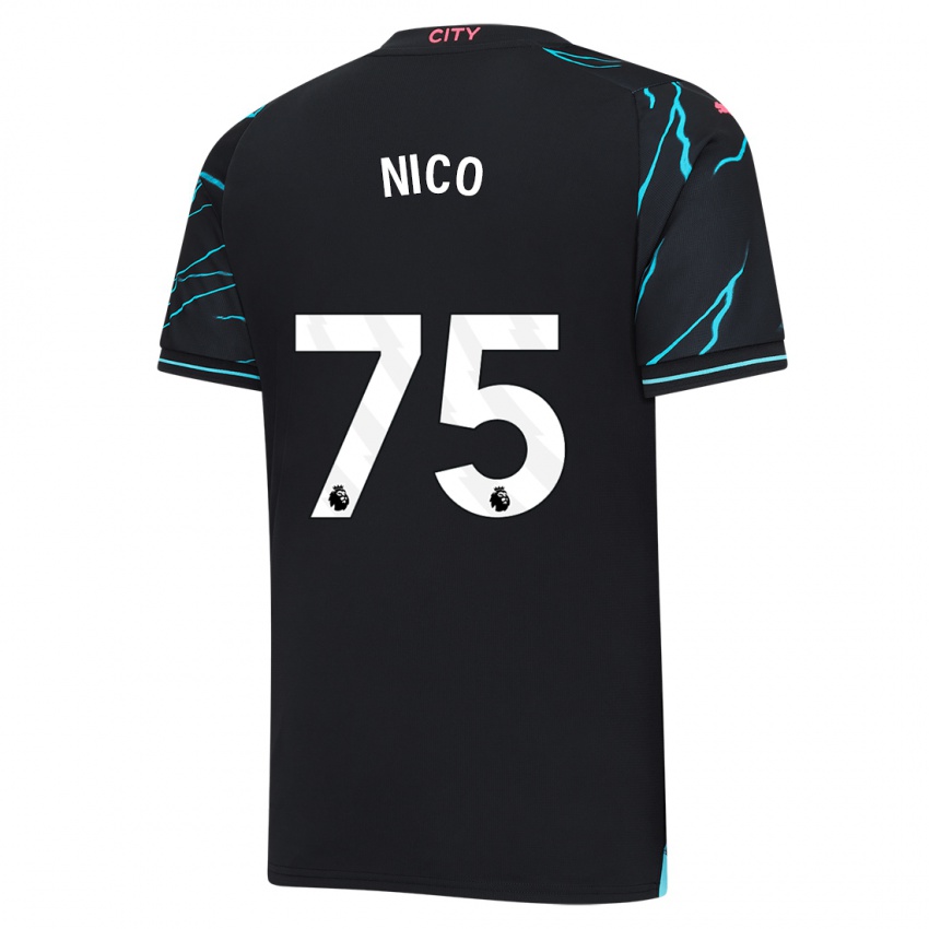 Camiseta Niño 3ª Equipación Manchester City 2023/24 con estampado de  HAALAND 9