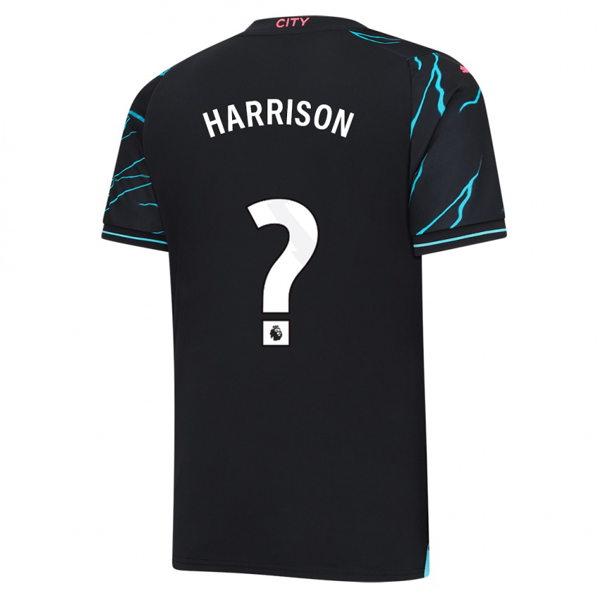 Niño Camiseta Alfie Harrison #0 Azul Oscuro Equipación Tercera 2023/24 La Camisa México