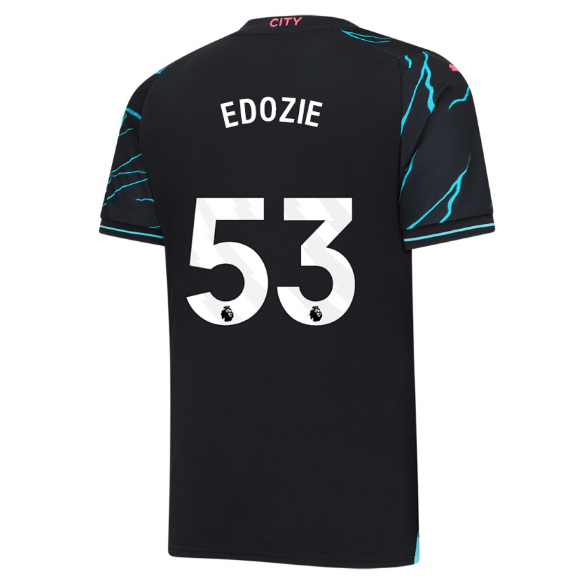 Niño Camiseta Samuel Edozie #53 Azul Oscuro Equipación Tercera 2023/24 La Camisa México