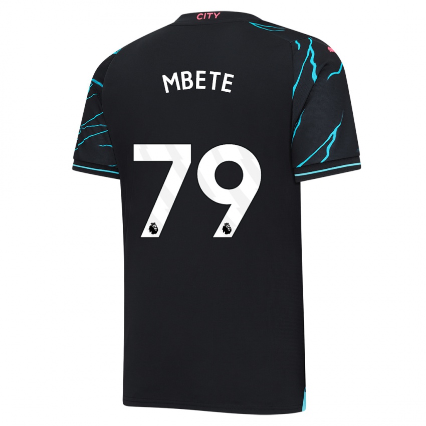 Niño Camiseta Luke Mbete #79 Azul Oscuro Equipación Tercera 2023/24 La Camisa México