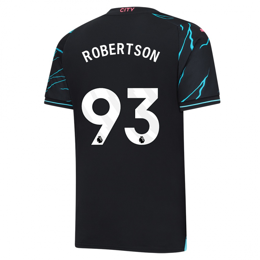 Niño Camiseta Alex Robertson #93 Azul Oscuro Equipación Tercera 2023/24 La Camisa México