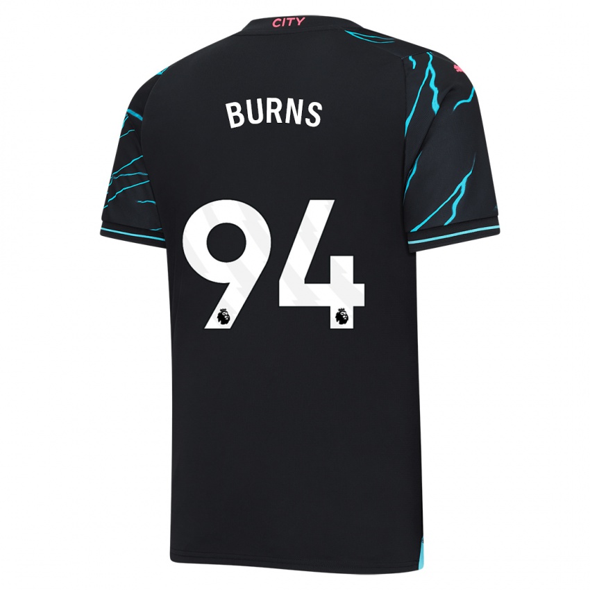 Niño Camiseta Finley Burns #94 Azul Oscuro Equipación Tercera 2023/24 La Camisa México