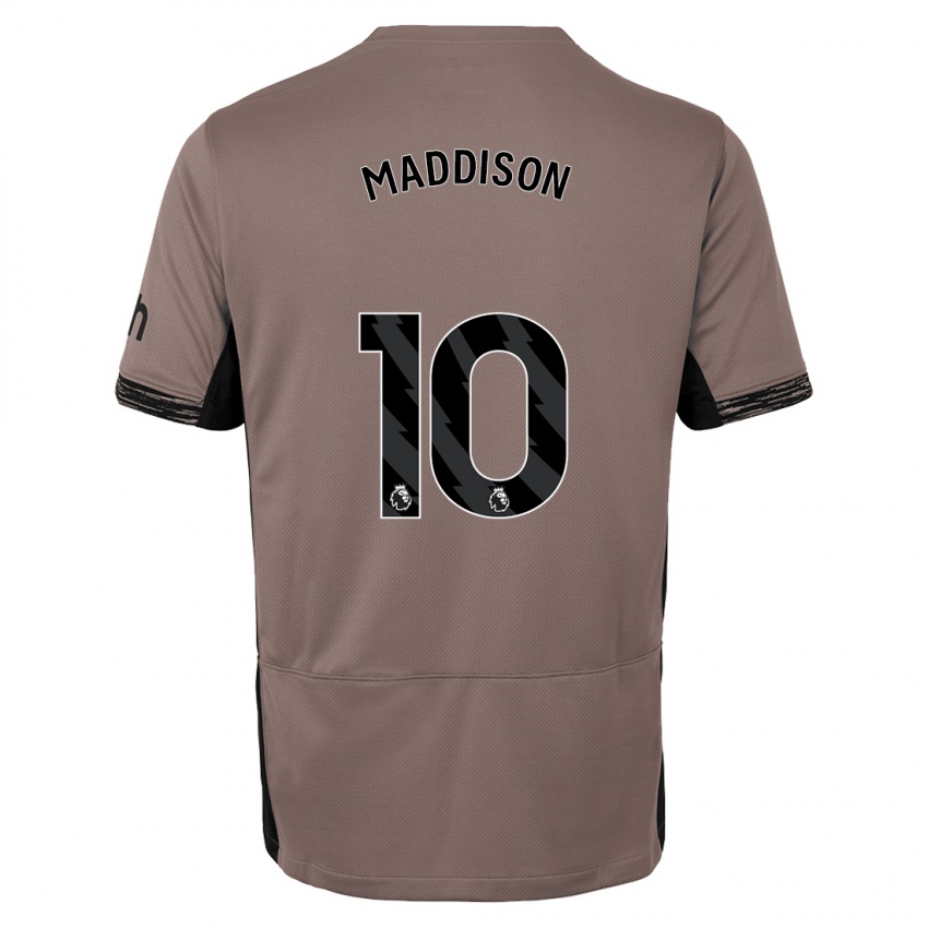 Niño Camiseta James Maddison #10 Beige Obscuro Equipación Tercera 2023/24 La Camisa México