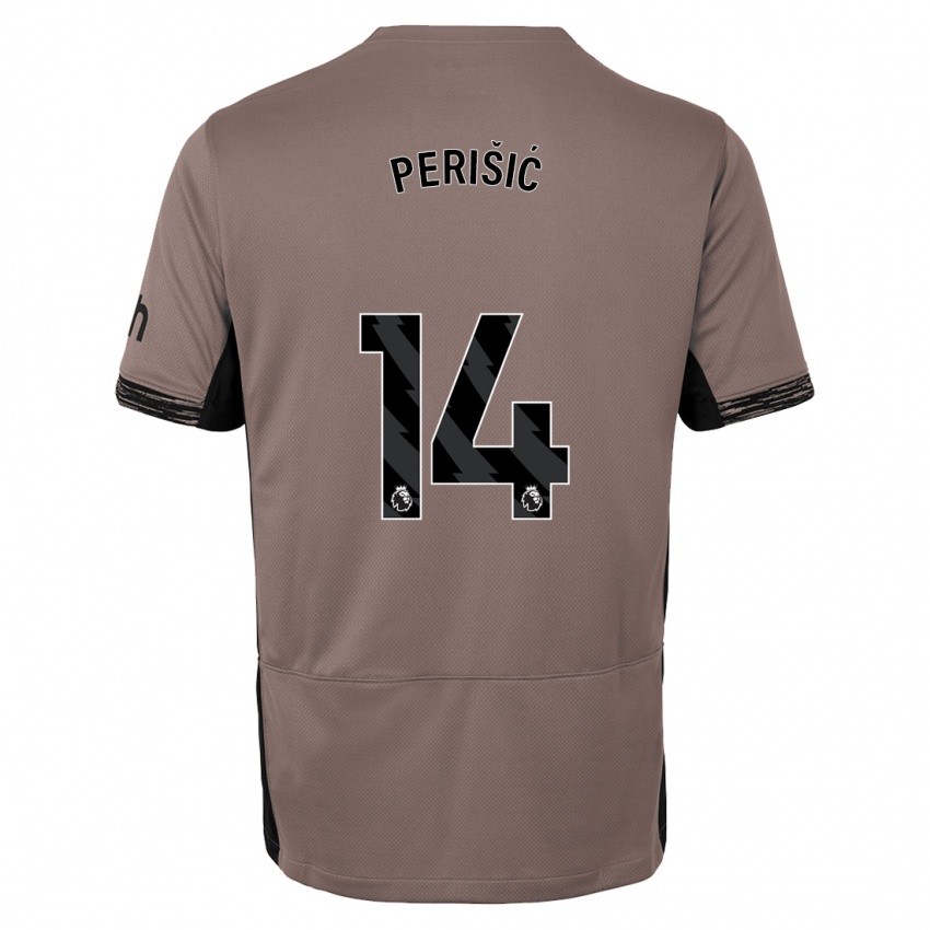 Niño Camiseta Ivan Perisic #14 Beige Obscuro Equipación Tercera 2023/24 La Camisa México