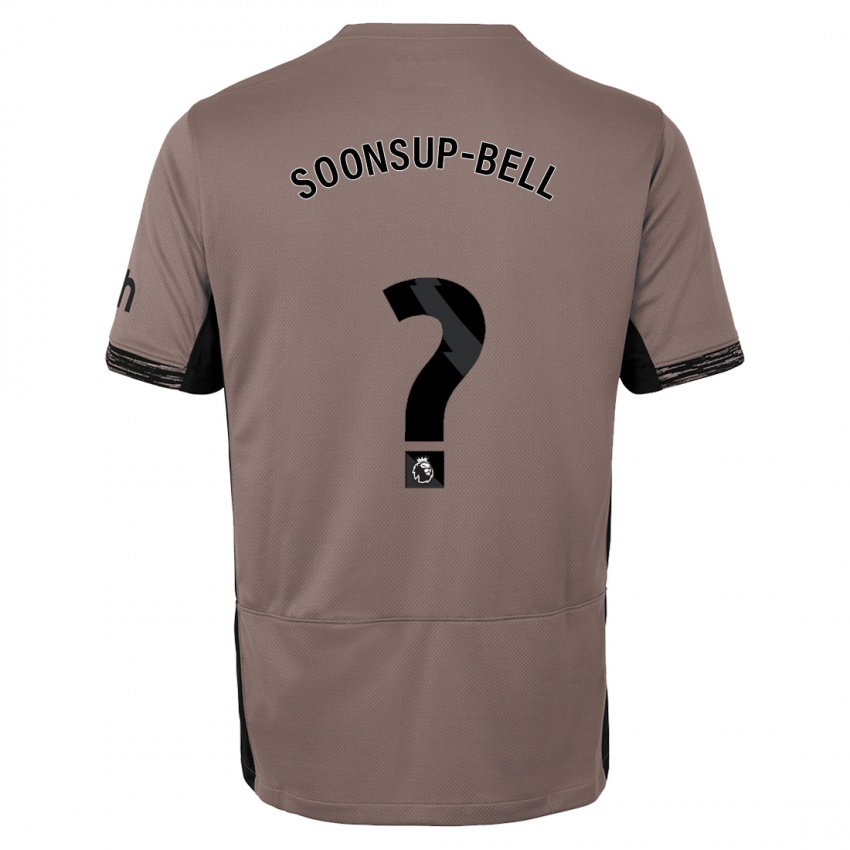 Niño Camiseta Jude Soonsup-Bell #0 Beige Obscuro Equipación Tercera 2023/24 La Camisa México